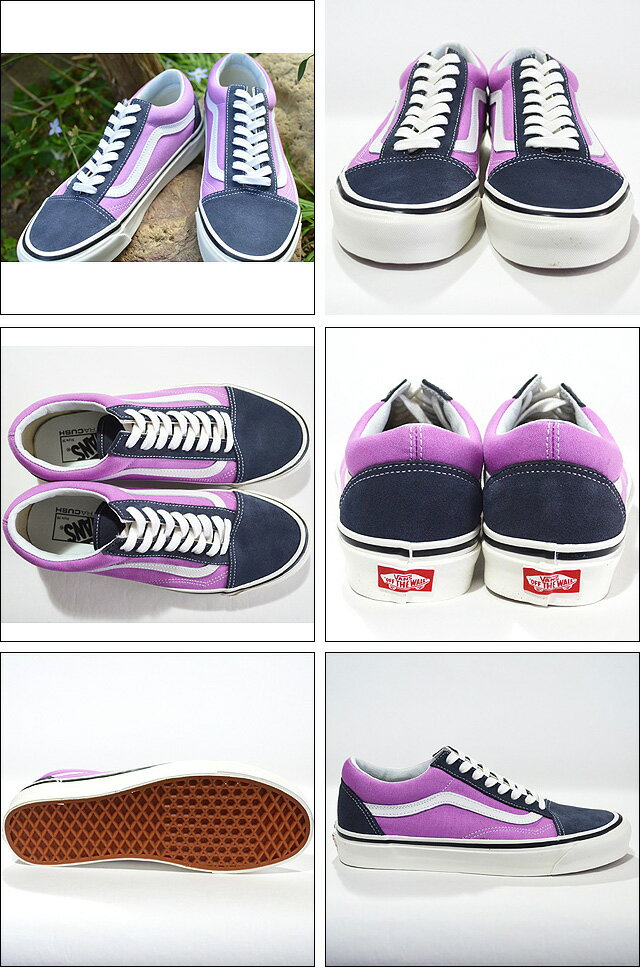 VANS バンズ OLD SKOOL 36 DX(ANAHEIM FACTORY) OG NAVY/OG LILAC VN0A38G2R1W