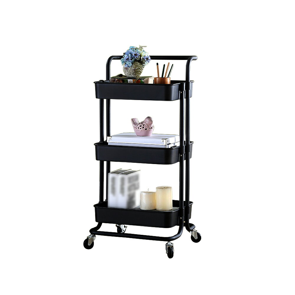 楽天市場】キャスター付き ラック（カラーブラック）の通販