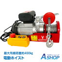 【2点以上20%OFFクーポン】【送料無料】DIY クレーン ウインチ 吊り下げ 吊り上げ 電動 ホイスト 400kg 家庭用 チェーン リモコン 100V 積...