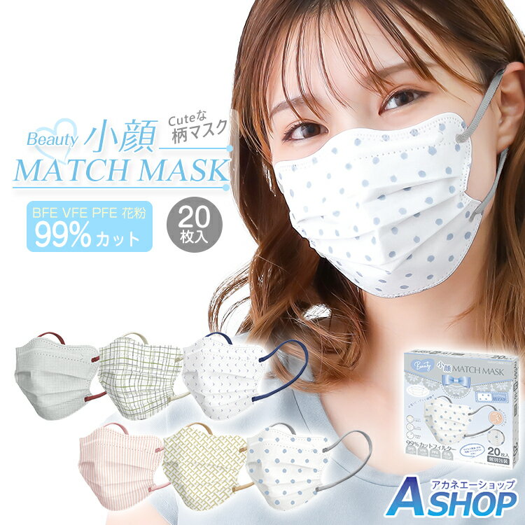【クーポンご利用で215円】送料無料 3Dマスク 柄マスク 