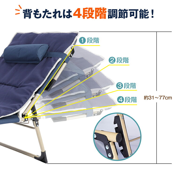 【7/1〜10全品クーポン】【送料無料】 おすすめ アウトドアベッド アウトドアチェ...