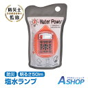 ☆GW限定!最大1,000円OFFクーポン☆【送料無料】 塩水ランプ ライト 防災 軽量 首掛け 自発電気 塩水袋 LED 電池不要 充電不要 屋外照明 海水発...
