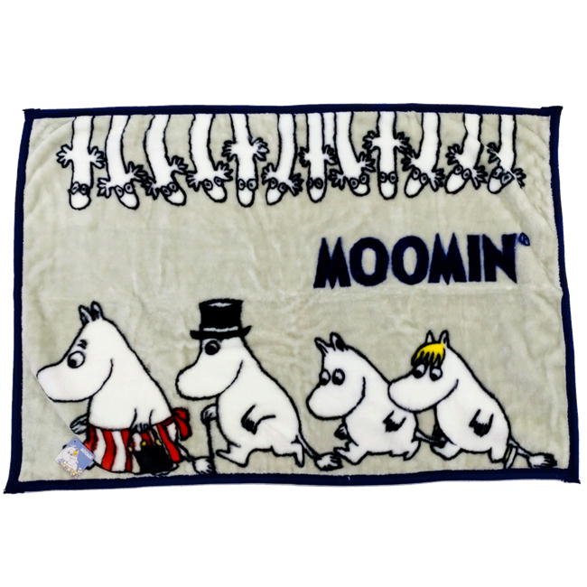 ムーミン ひざ掛け毛布 ブランケット マイヤー クォーターケット 70×100cm リトルミイ MOOMIN キャラクター 北欧 ashop03-10001008 ashop03 サンプル画像2