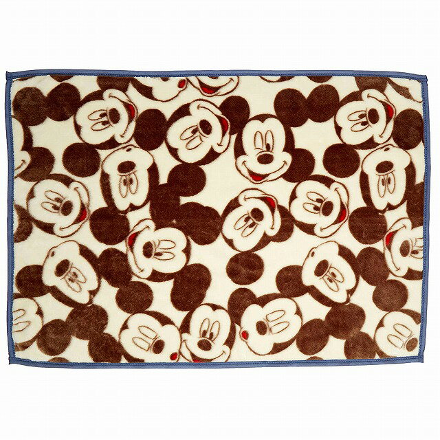 樂天商城 - ひざ掛け毛布 ミッキーマウス マイヤー クォーターケット 70×100 丸眞 フェイシーズミッキー 毛布 キャラクター 58811