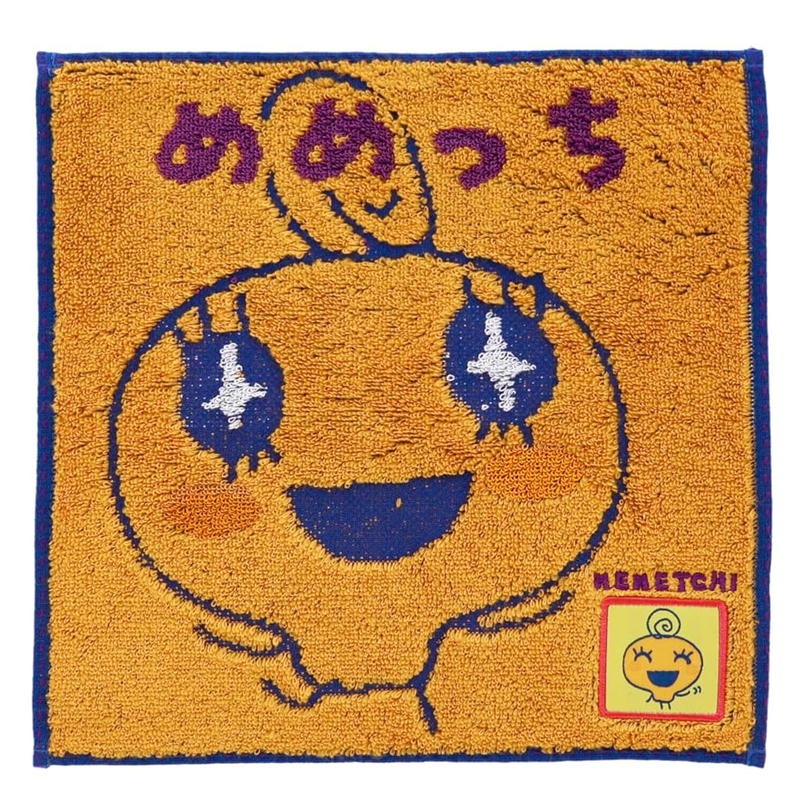 ashop03のたまごっち ミニタオル 丸眞 まめっち くちぱっち めめっち キャラクター タオルハンカチ 抗菌 防臭 刺しゅう アップリケ アニメ バンダイ｜アングル3