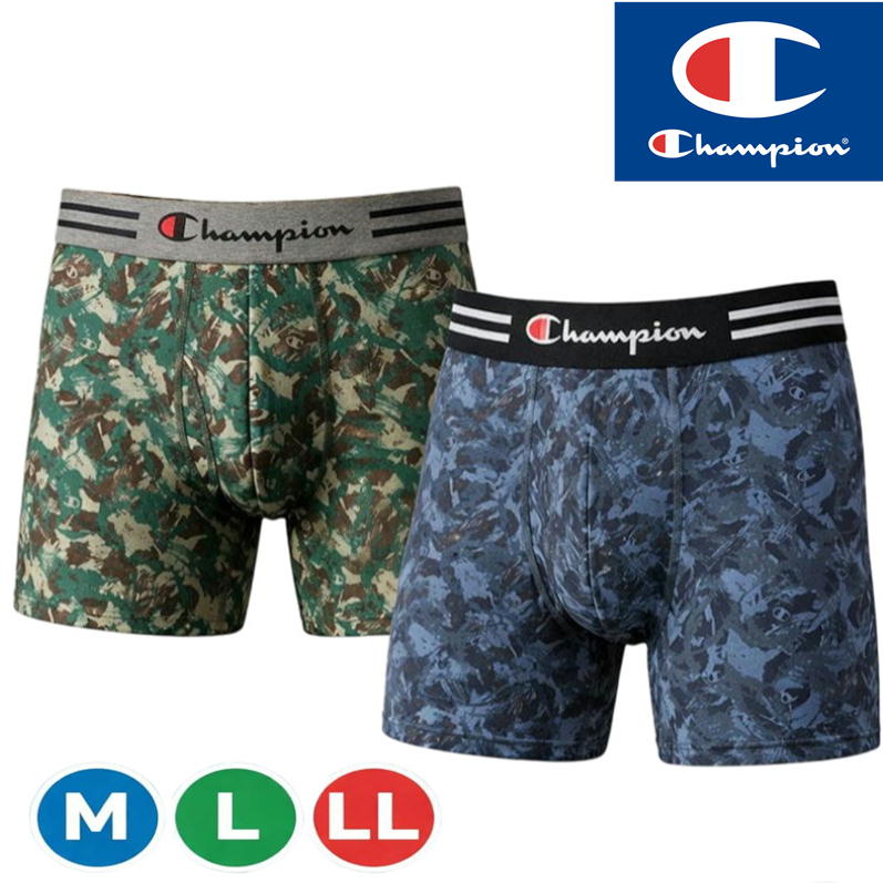 樂天商城 - Champion ボクサーパンツ チャンピオン ボクサーブリーフ メンズ インナー 吸汗速乾 抗菌防臭 ストレッチ 下着 CM6EB202 立体