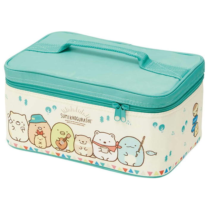 すみっコぐらし キャンプ 保冷バッグ付き 行楽ランチセット キャラクター 保冷剤付...