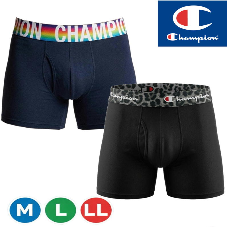 樂天商城 - Champion ボクサーパンツ チャンピオン ボクサーブリーフ メンズ インナー 吸汗速乾 抗菌防臭 ストレッチ 下着 CM6EZ204 立体
