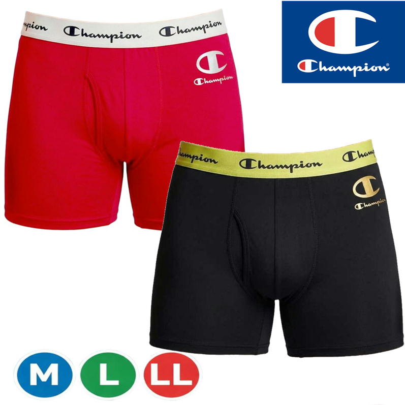 樂天商城 - Champion ボクサーパンツ チャンピオン ボクサーブリーフ メンズ インナー 吸汗速乾 抗菌防臭 ストレッチ 下着 CM6EZ201 立体