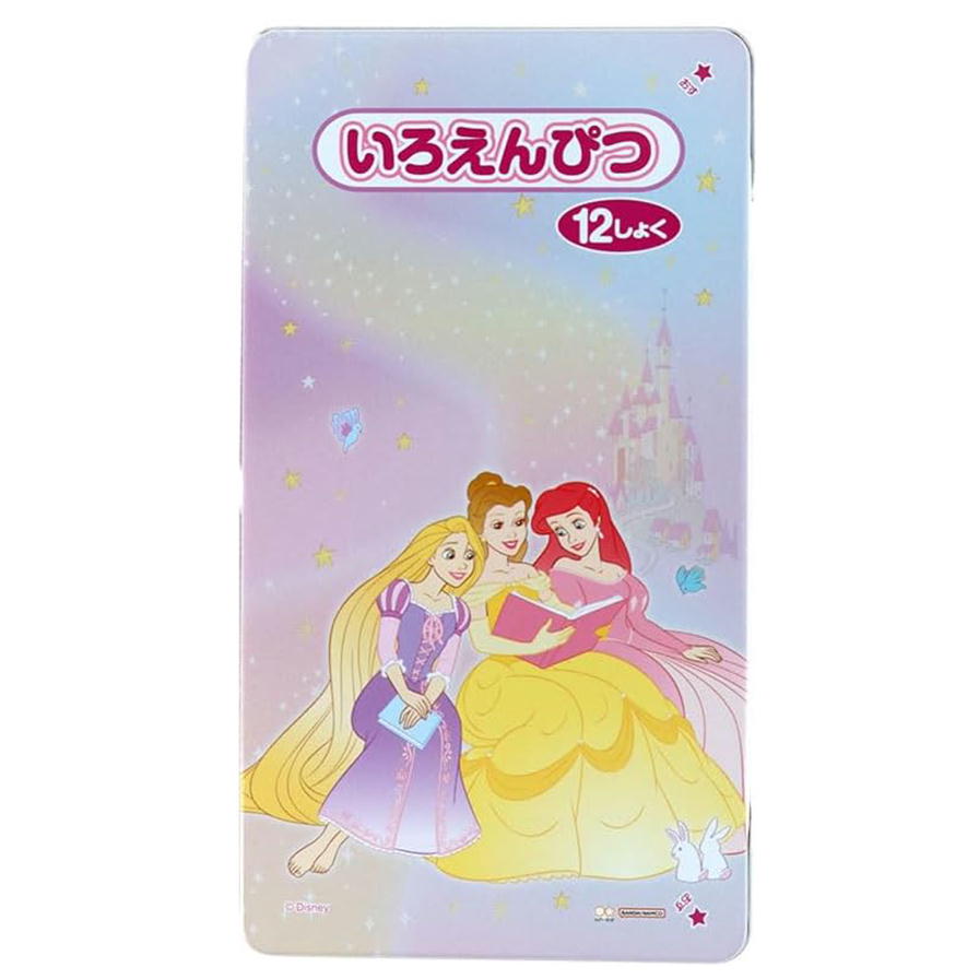 디즈니 프린세스 색연필 12색 세트