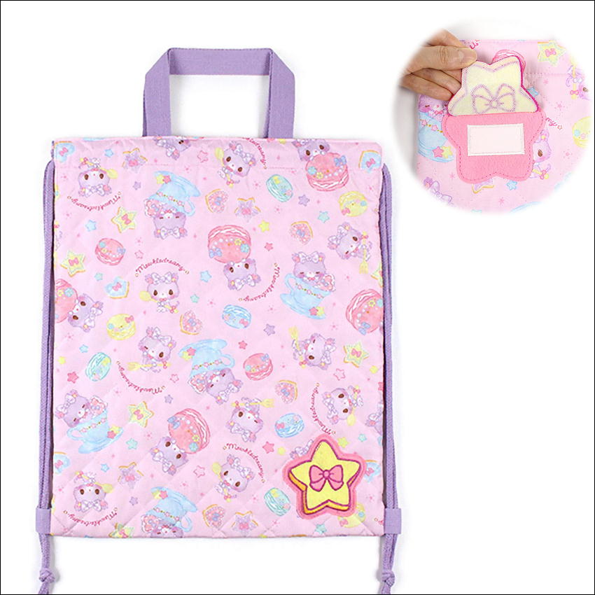 Rakuten - ミュークルドリーミー サンリオ キャラクター キルト ナップサック 体操着入れ キッズ 小学校 女の子 入学 キルティング 087109 4513576087109
