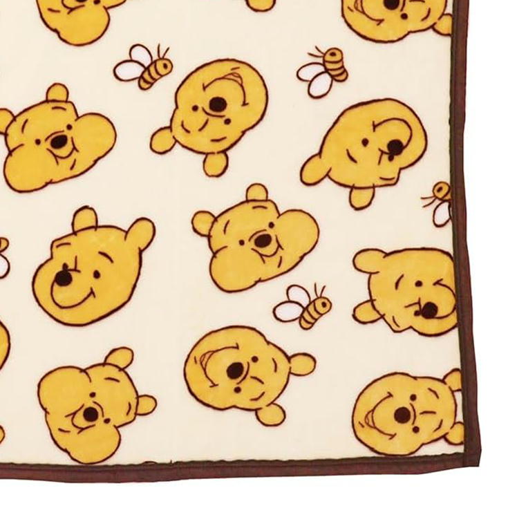 ハーフ毛布 くまのプーさん フェイシーズN 丸眞 ブランケット ディズニー キャラクター ハーフケット 140×100cm 可愛い 秋 冬 あったかグッズ [2]