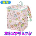 スクエア型 リュックサック すみっコぐらし 保冷 リュック 子ども用 キッズ バッグ スケーター RYUSQ1