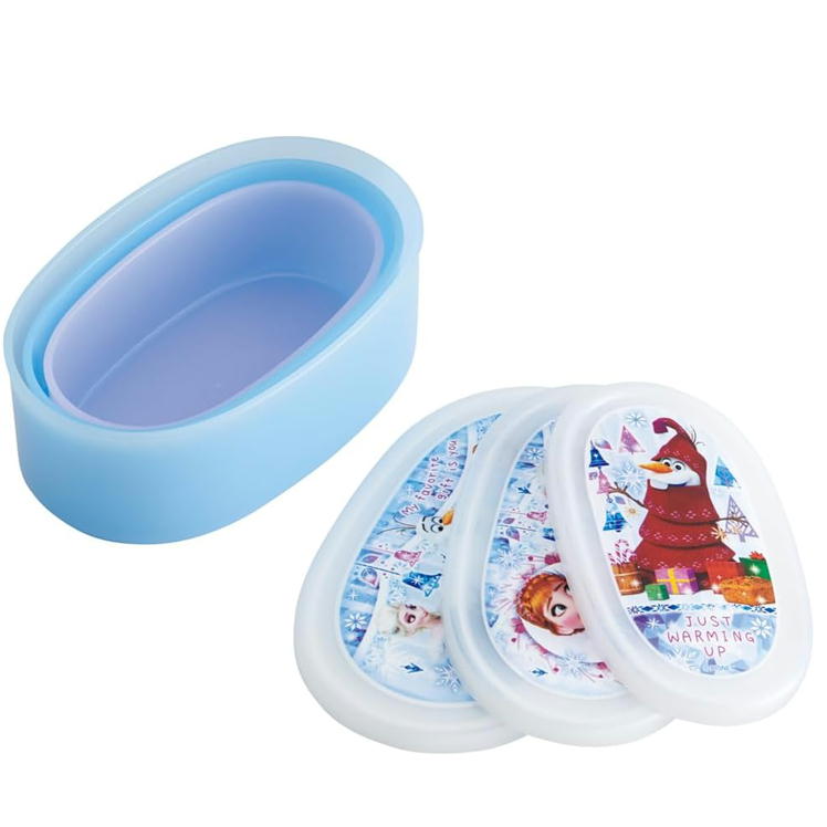 シール容器 アナと雪の女王 SRS3SAG スケーター 24 ディズニー プリンセス キャラクター 抗菌 保存容器 3個組 密封容器 ランチボックス 日本製 弁当箱 2