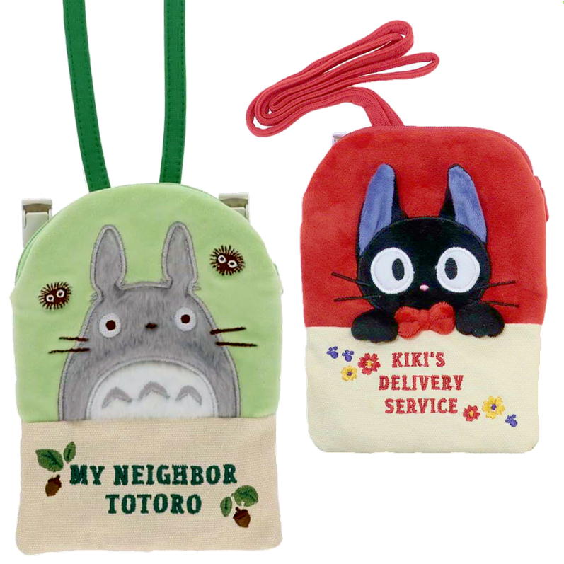 ポケットポーチ となりのトトロ 魔女の宅急便 ジジ スタジオジブリ キャラクター 丸眞 マスコット クリ..