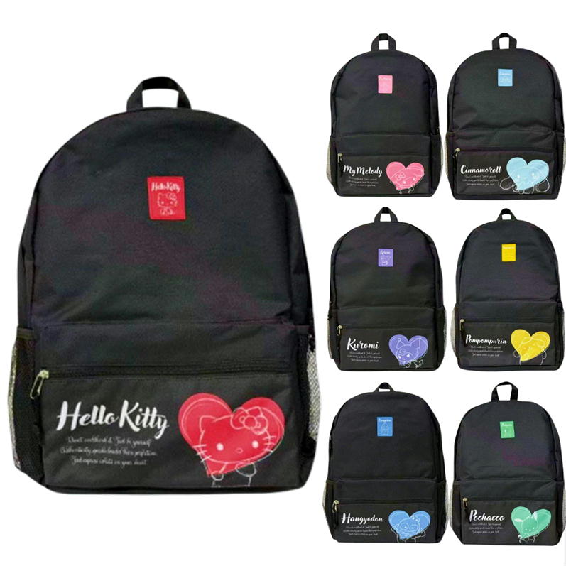 樂天商城 - サンリオ キャラクター リュックサック 畑山商事 キティ マイメロディ シナモロール クロミ ポチャッコ ポムポムプリン ハンギョドン デイパック