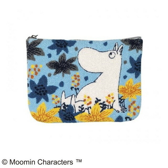 Rakuten - ムーミン ポーチ サガラ刺繍 花畑のムーミン MOOMIN 丸眞 レディース 小物入れ コスメポーチ 化粧ポーチ 4992272546965