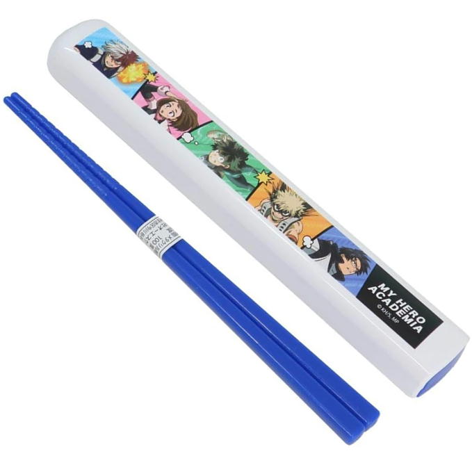 箸＆箸箱セット 僕のヒーローアカデミア スライド式 はし＆はしケース スライド式 抗菌 少年ジャンプ キャラクター カミオジャパン 21033 日本製
