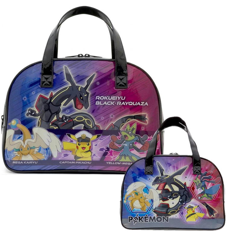 Rakuten - プールバッグ ポケットモンスター 集合 ボストン型 ポケモン キャラクター ビーチバッグ マルヨシ 水着入れ 水着バッグ BPK6-2700 黒