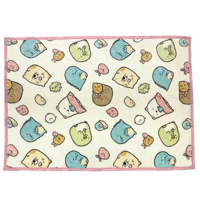 樂天商城 - すみっコぐらし フェイシーズ ハーフ毛布 ブランケット 140×100cm サンエックスキャラクター 丸眞 4992272711820