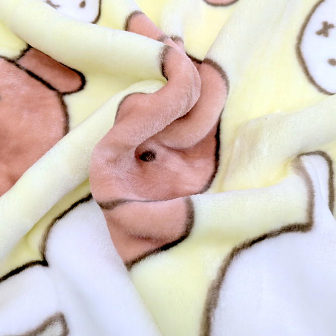 ミッフィー ハーフ毛布 ふたりでぬくぬく ブランケット miffy キャラクター ハーフケット 丸眞 140×100cm かわいい 毛布 ashop03-10003252 ashop03 サンプル画像3