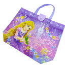 プールバッグ ラプンツェル バケット型 ビーチバッグ ディズニー プリンセス キャラクター ビニールトート 粧美堂 DN43526 パープル