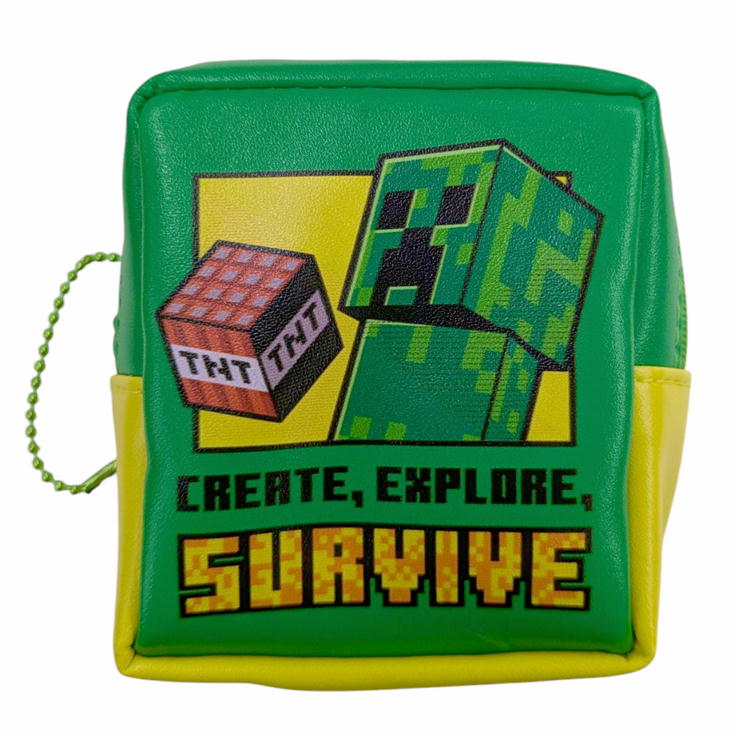 マインクラフト ポーチ 箱型ミニポーチ Minecraft マイクラ 小物入れ クリーパー エンダーマン ウーパールーパー キャラクター ケイカンパニー MCT-HMPの商品画像 2