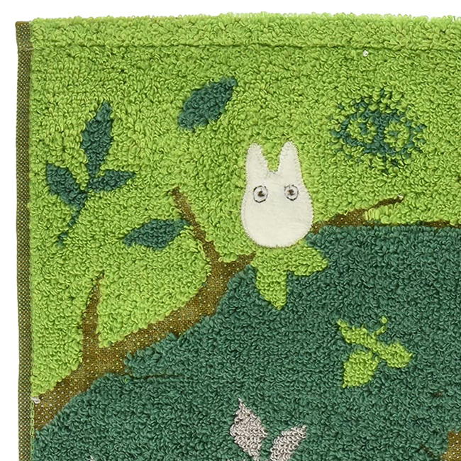 となりのトトロ タオルハンカチ 森のトンネル 25×25cm スタジオジブリ キャラクター タオル ミニタオル 丸眞 1005039300