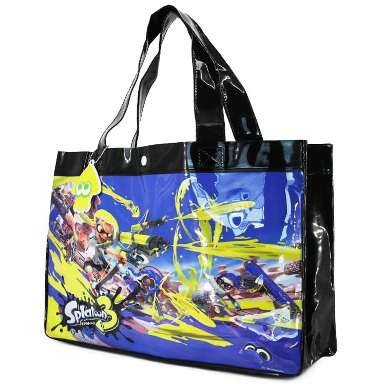 プールバッグ スプラトゥーン3 マチアリ 角型 任天堂 キャラクター ビーチバッグ サンアート 水着入れ ..