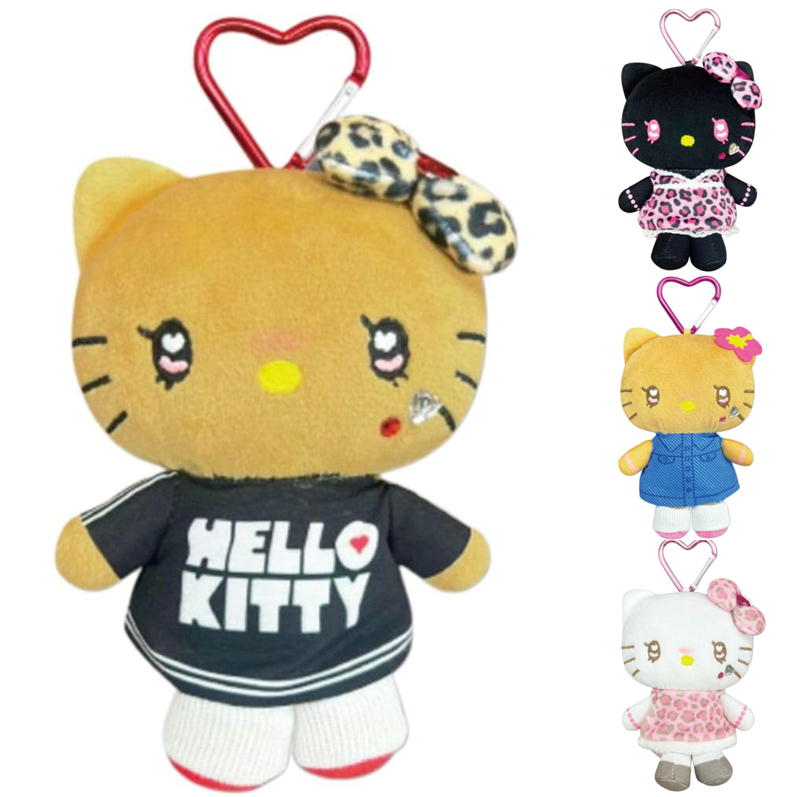 樂天商城 - マスコットポーチ ハローキティ キティちゃん ギャルシリーズ3 マスコット サンリオ キャラクター 畑山商事 かわいい 小物入れ チャーム付き
