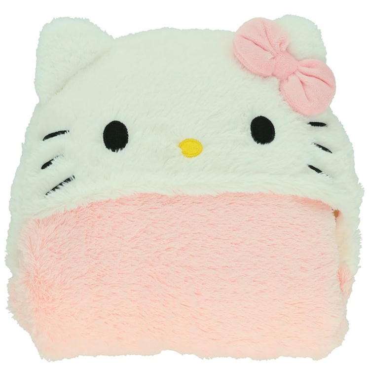 フード付きブランケット なりきり もこもこ キャラクター 丸眞 コスプレ キティト...