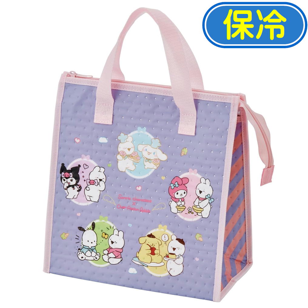 Rakuten - スケーター 保冷 ランチバッグ 不織布 サンリオ キャラクターズ すこぶる動くうさぎ FBC1 お弁当袋 お弁当入れ トートバッグ クーラーバッグ