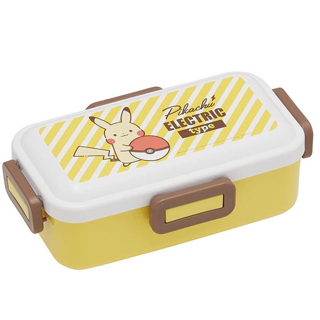 樂天商城 - ランチボックス ポケモン ピカチュウ エレクトリック PFLB6AG 4点ロック ドーム型 弁当箱 抗菌 ポケットモンスター 日本製 スケーター