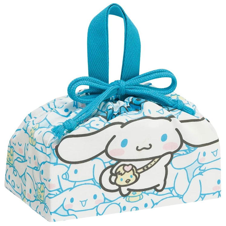 Rakuten - ランチ巾着 シナモロール うしろうしろ KB7 スケーター 日本製 サンリオ キャラクター お弁当袋 巾着 巾着袋 子供 ランチ袋