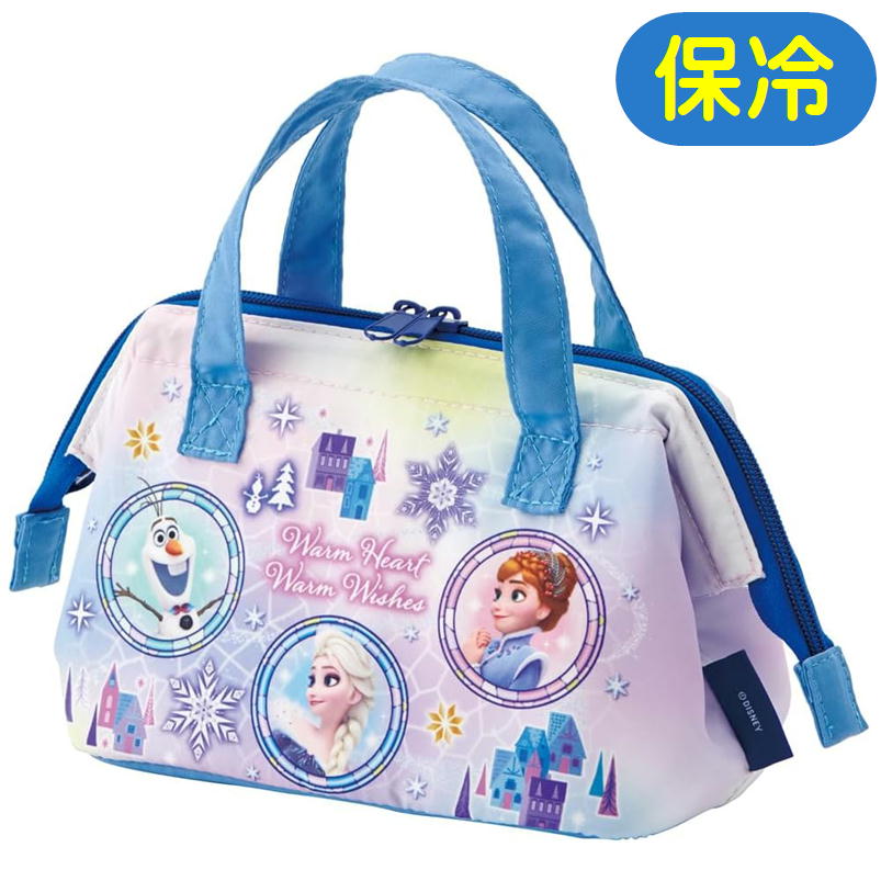 ランチバッグ アナと雪の女王 アナ雪 KGA0 スケーター 23 保冷バッグ がま口 保冷 保温 ディズニー プリンセス キャラクター グッズ エルサ オラフ