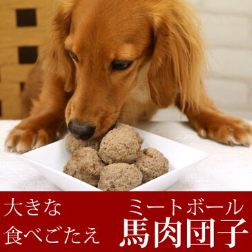 【冷凍】犬猫用 3種の馬肉団子 6個入り(プレーン・ミルク・野菜各2個))5袋セット ミートボール 乳酸菌 玄米 お団子 海藻 手作り食 犬用 加熱食 日本製 ミルク 野菜 にんじん かぼちゃ おやつ ペット用お惣菜 お肉 鶏肉不使用 鹿肉不使用
