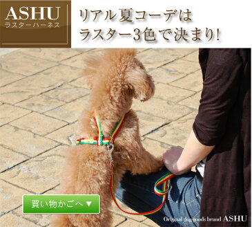 犬 ハーネス ASHU 胴輪 ラスター Mサイズ 【リードは別売り】 中型犬 首への負担を軽減 愛犬にやさしいハーネス　アッシュ　服の上から　老犬 ハーネス 高齢犬 シニア