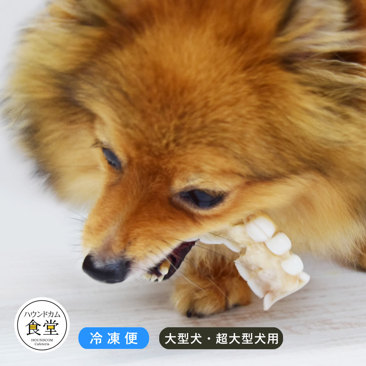 愛犬用デンタルケア 食堂の手作りデンタル 近江牛のぷりぷりコリコリ 1本 大型犬・超大型犬タイプ 【ハウンドカム食堂】 【冷凍便】 無添加 国産 ドッグフード おやつ 食いつき抜群 やわらかい 低カロリー 消化に良い 水分補給 新鮮 パピー犬 シニア犬