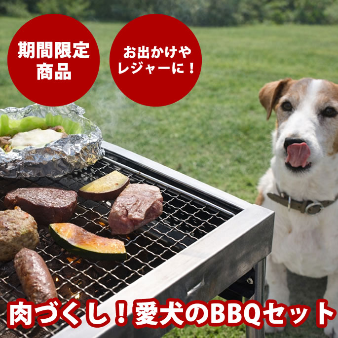 樂天商城 - 【割引クーポン配布中】犬 ドッグフード 【 期間限定 】 肉づくしBBQセット (バーベキューセット ) 無添加 国内製造 アウトドア レジャー お出かけ キャンプ 野外 生肉 手作りご飯 冷凍便 子犬 成犬 シニア犬 やわらかい
