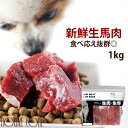 犬用 馬肉 新鮮 馬肉 ブロック 1kg 【