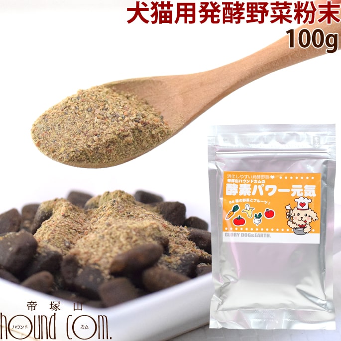 犬 酵素 酵素パワー元気 100g お試し 