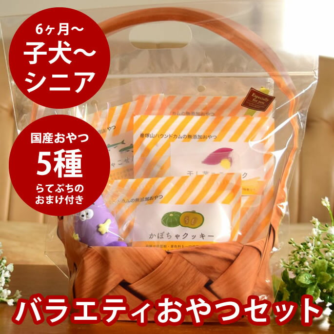 【割引クーポン配布中】犬用ギフトセットA｜無添加おやつのバラエティセット　5種セット　らてぷちのお..