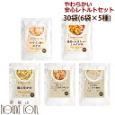 【割引クーポン配布中】愛犬用 やわらかい安心レトルトセット 30袋(6袋×5種) まとめ買い 犬用 パウチ ウェットフード 一般食 国産 子犬 シニア やわらか 老犬 震災 非常食 保存食 在庫あり