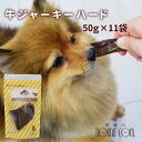 【ポイント5倍】犬用ジャーキー 牛ジャーキーハード 50g×10袋+1袋おまけセット 安心・無添加おやつ 国産おやつ トリーツ オヤツ ご褒美 乾燥肉 デンタル 噛める 鶏肉アレルギーの愛犬におすすめ 子犬 老犬 パグ シーズー マルチーズ ジャックラッセルテリア パピヨン