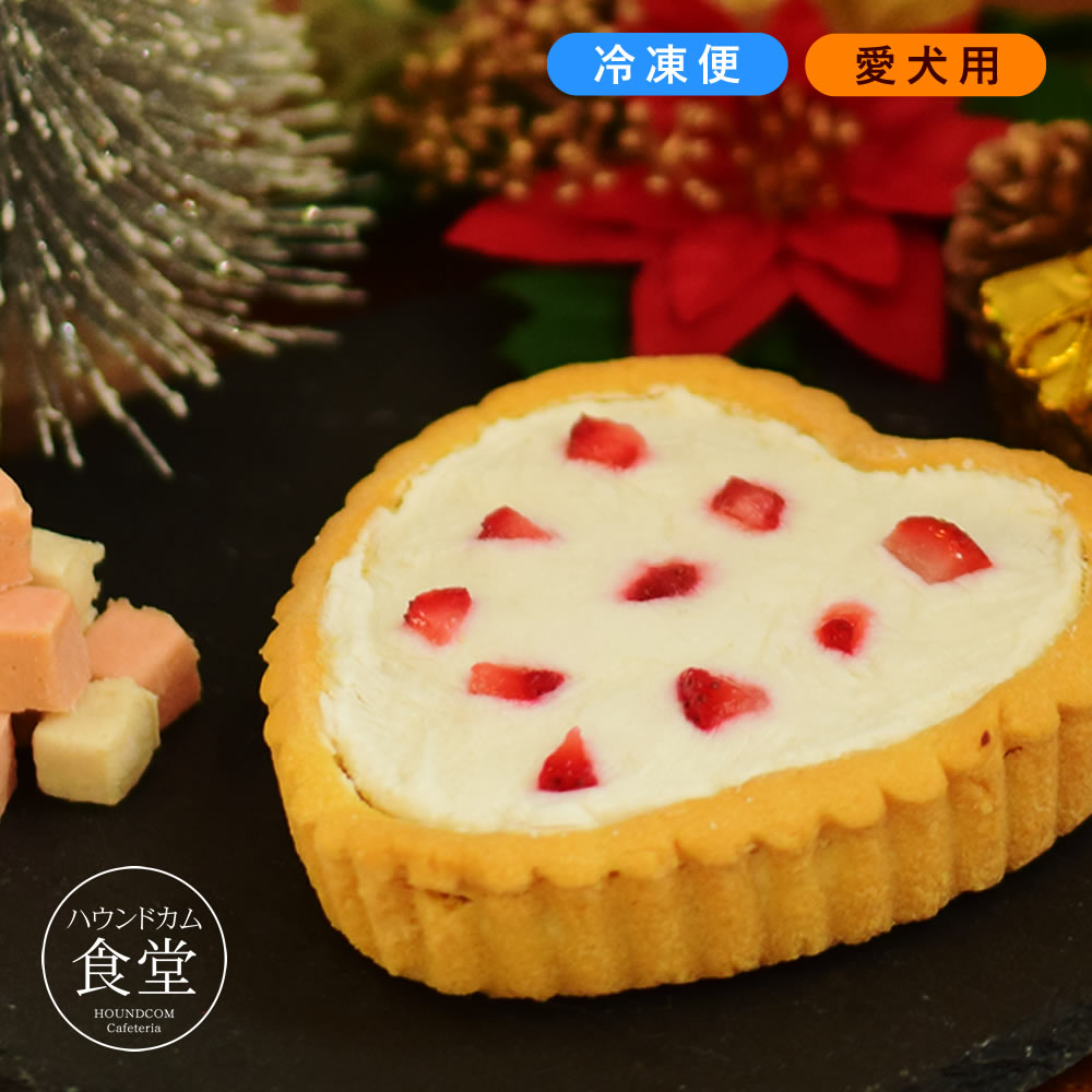 愛犬用 タルトケーキのご褒美クリスマスBOX クリスマス限定【12月上旬より順次発送】 ドッグフード 犬用手作りご飯 クリスマスケーキ 犬用スイーツ 手作り食　犬用　惣菜 ハウンドカム食堂の手作りごはん 愛犬用ギフト 誕生日 犬 クリスマスディナーのサムネイル
