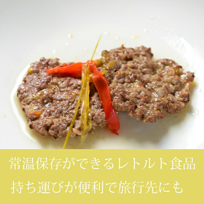 わんちゃんのヘルシーお惣菜　馬肉ハンバーグ　5袋セット　レトルト食品　 　馬肉　まとめ買い　プレゼント　手作り　国産　日本　無添加　常温　低カロリー　高たんぱく　豪華　帝塚山ハウンドカム