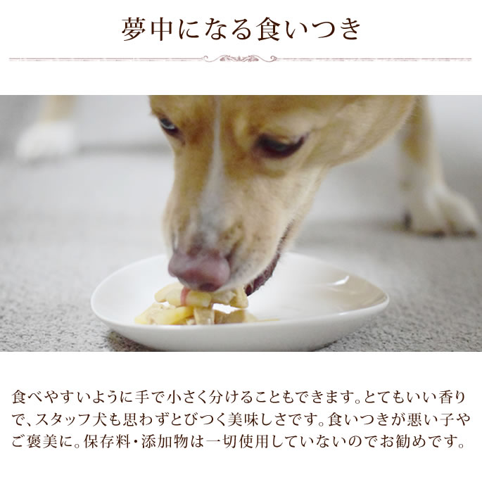 わんちゃんのヘルシーお惣菜　鶏肉とさつま芋の煮込み　1袋　レトルト食品　チキン　鶏　低脂肪　レトルト　犬用　シニア　お試し　ご褒美　常温　水分補給　お肉　帝塚山ハウンドカム　サモエド　犬　シニア犬　いっぬ　美味しい ashudog-10012854 愛犬手作りご飯 ハウンドカム食堂 サンプル画像3