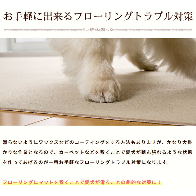 フローリング 犬カーペットおくだけ消臭吸着カー...の紹介画像3