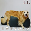 【愛犬用ベッド】 リラクッション LL チャコールグレー【立位保定・介護】【※お届けまで7～14日ほどかかる場合がございます】大型犬 老犬犬用介護クッション 立ち姿の姿勢をサポート 誤嚥防止 寝たきり予防 床ずれ防止 シベリアンハスキー 秋田犬