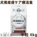 【割引クーポン配布中 】犬 FORZA10 療法食|犬用 デルモアクティブ(皮膚ケア) 4kg(ミディアム 中粒)フォルツァ10 皮膚被毛ケア療法食 食事療法食 フォルツァディエチ 犬用 無添加 ドックフード ドッグフード ドライフード 犬のごはん 犬 成犬 総合栄養食